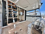 Beneteau Swift Trawler 48 Cockpit with access to Flybridge